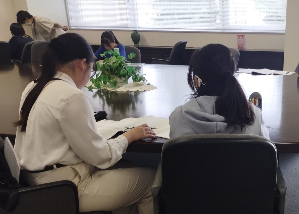 個別指導の様子
